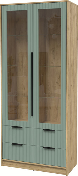 Шкаф с витриной Интерлиния Концепт Лайн КТ-ШВ2 - фото