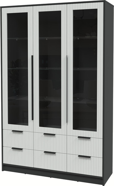 Шкаф с витриной Интерлиния Концепт Лайн КТ-ШВ3 - фото