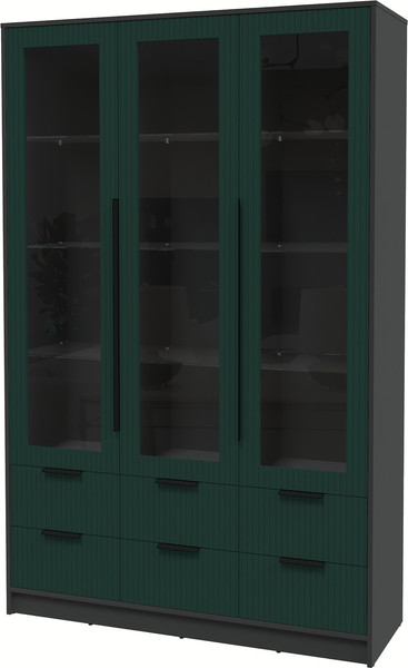 Шкаф с витриной Интерлиния Концепт Лайн КТ-ШВ3 - фото