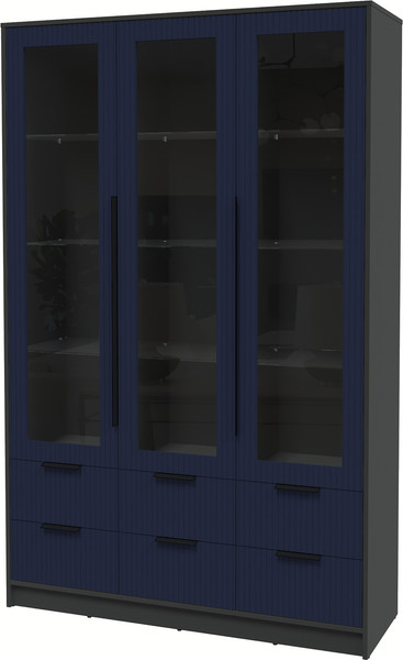 Шкаф с витриной Интерлиния Концепт Лайн КТ-ШВ3 - фото