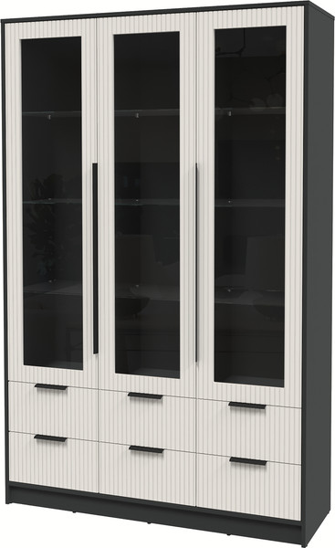 Шкаф с витриной Интерлиния Концепт Лайн КТ-ШВ3 - фото