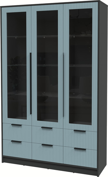 Шкаф с витриной Интерлиния Концепт Лайн КТ-ШВ3 - фото