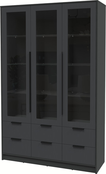 Шкаф с витриной Интерлиния Концепт Лайн КТ-ШВ3 - фото