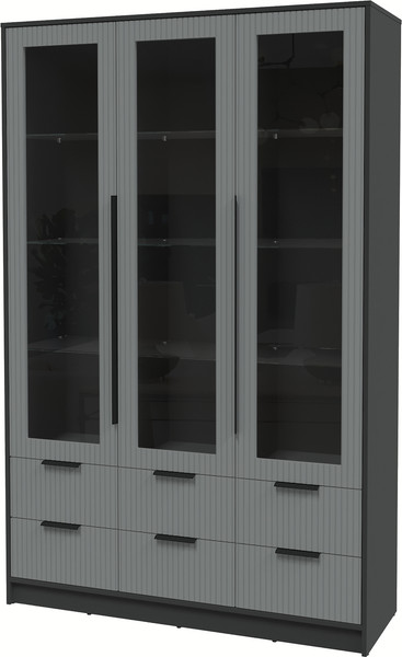 Шкаф с витриной Интерлиния Концепт Лайн КТ-ШВ3 - фото