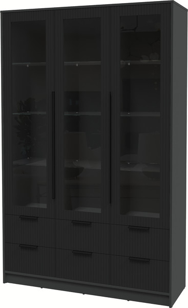 Шкаф с витриной Интерлиния Концепт Лайн КТ-ШВ3 - фото