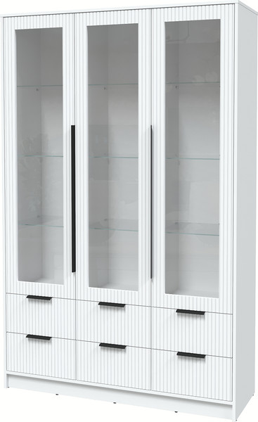 Шкаф с витриной Интерлиния Концепт Лайн КТ-ШВ3 - фото