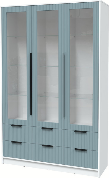 Шкаф с витриной Интерлиния Концепт Лайн КТ-ШВ3 - фото