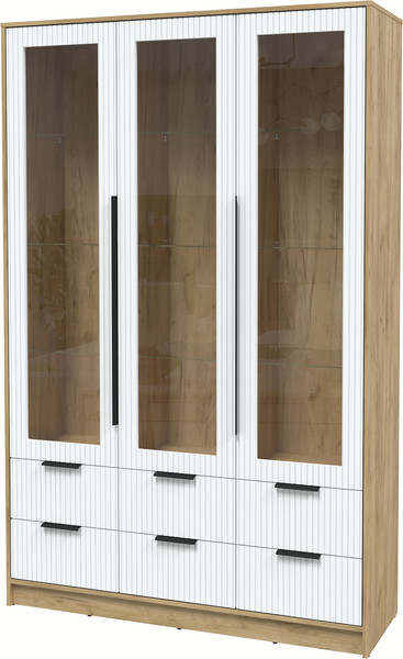 Шкаф с витриной Интерлиния Концепт Лайн КТ-ШВ3 - фото