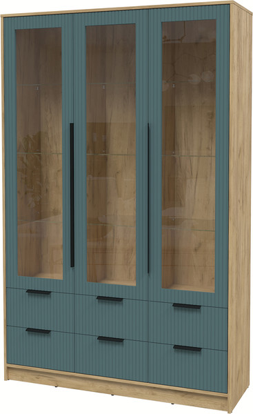 Шкаф с витриной Интерлиния Концепт Лайн КТ-ШВ3 - фото