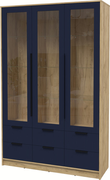 Шкаф с витриной Интерлиния Концепт Лайн КТ-ШВ3 - фото