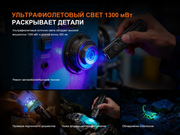 Фонарь Fenix Light E06R Pro / E06RPRObk