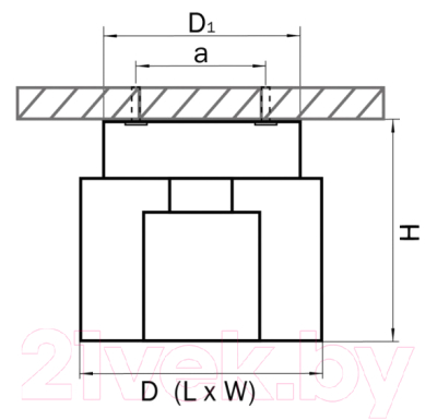 Точечный светильник Lightstar Tubo 160104