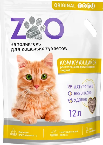 Наполнитель для туалета Zoo Cat Litter оригинальный - фото