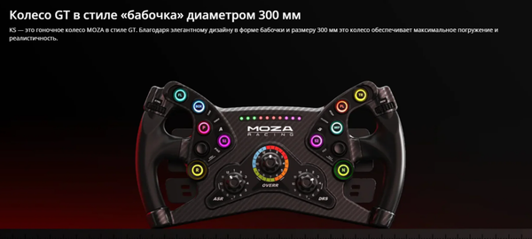 Игровой руль MOZA KS Steering Wheel RS047 / MZ9