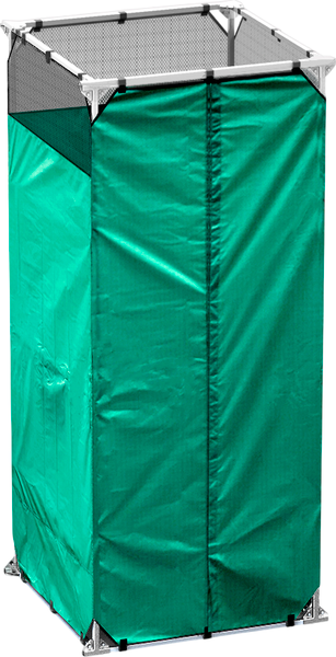 Душ для дачи Polimer-Group Роса / DC2 (зеленый, без бака)