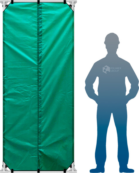 Душ для дачи Polimer-Group Роса / DC2 (зеленый, без бака)