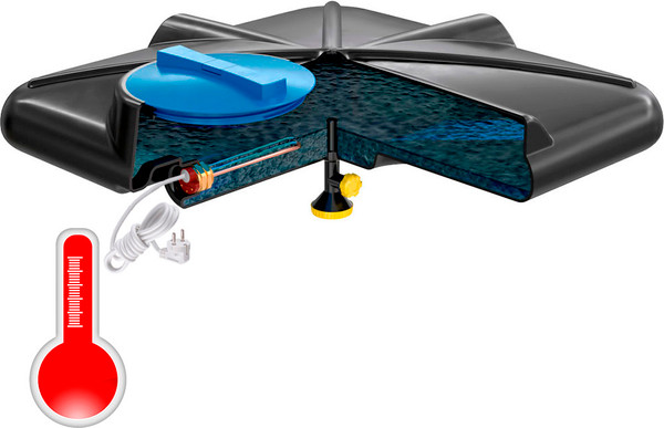 Бак для дачного душа Polimer-Group Роса DRS160S112 (160л)