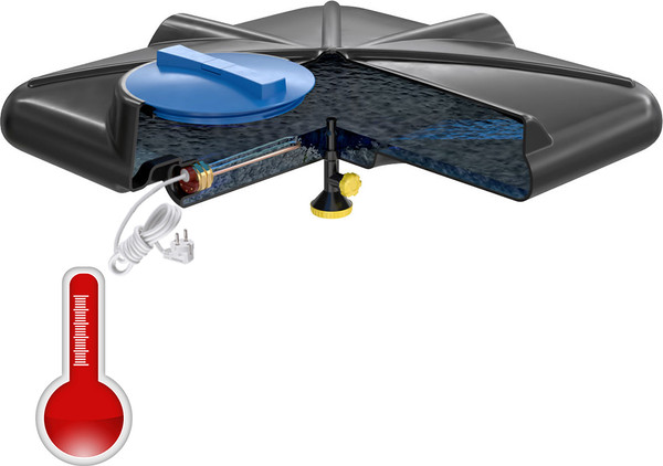 Бак для дачного душа Polimer-Group Роса DRS250S112