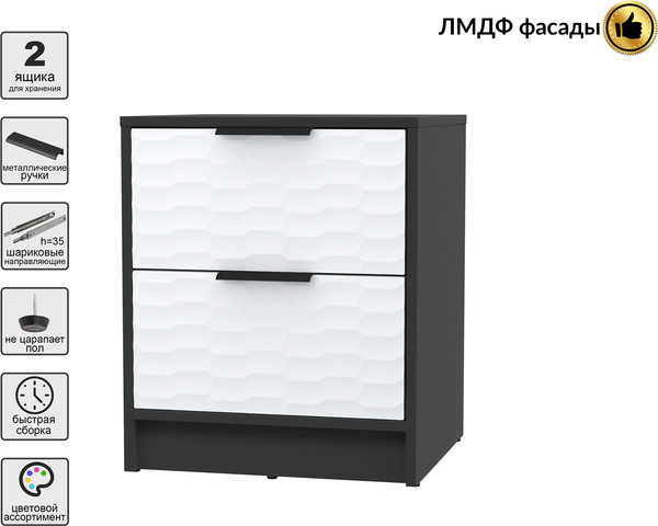 Прикроватная тумба Интерлиния Концепт Зодиак КТ-ТК1-57