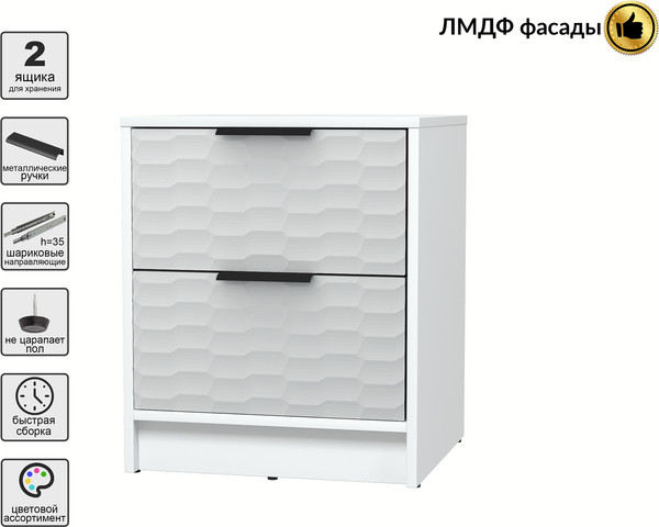 Прикроватная тумба Интерлиния Концепт Зодиак КТ-ТК1-57