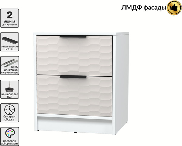 Прикроватная тумба Интерлиния Концепт Зодиак КТ-ТК1-57