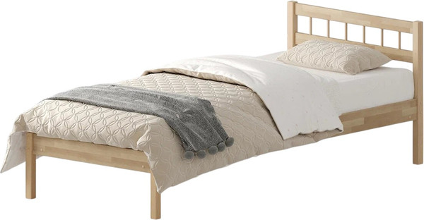 Односпальная кровать Домаклево Лето 80x190+Н4 - фото