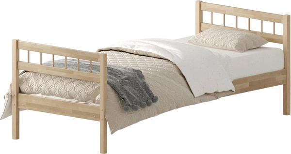 Односпальная кровать Домаклево Лето 80x190+Н4+Н4 - фото