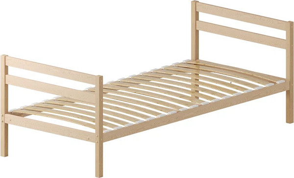 Односпальная кровать Домаклево Акация 80x190+С1+С1 - фото