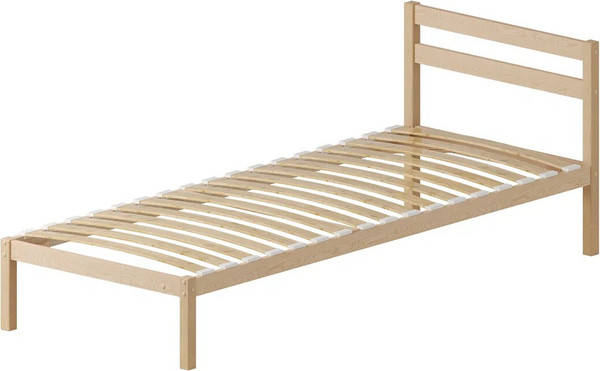 Односпальная кровать Домаклево Акация 80x190+С1+С2 - фото