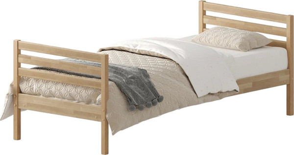 Односпальная кровать Домаклево Лето 90x190+Н2+Н2 - фото