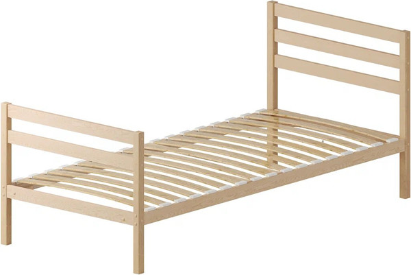 Односпальная кровать Домаклево Акация 90x190+С3+С1 - фото