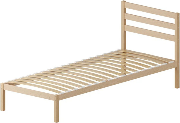 Односпальная кровать Домаклево Акация 90x190+С3+С2 - фото