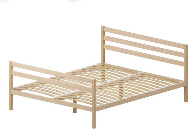 Полуторная кровать Домаклево Акация 140x190+С3+С1 - фото