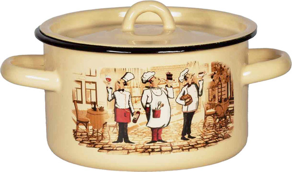 Кастрюля СтальЭмаль Сомелье 1с15с/1 - фото