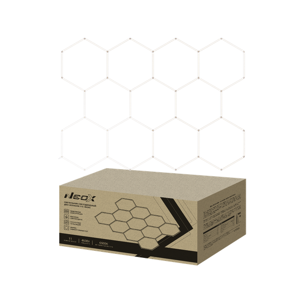 Светильник линейный Neox ДБО-HEXAGON 11С-46065 460Вт 230В 6500К / 4690612066646