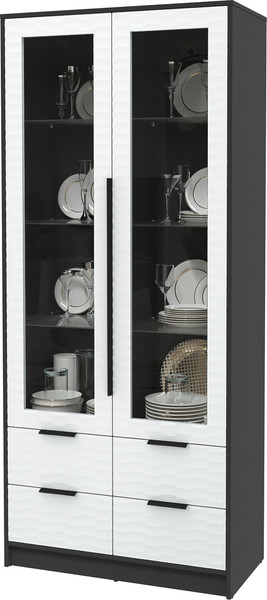 Шкаф с витриной Интерлиния Концепт Зодиак КТ-ШВ2