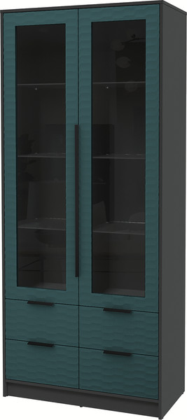 Шкаф с витриной Интерлиния Концепт Зодиак КТ-ШВ2 - фото