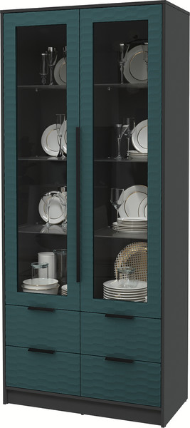 Шкаф с витриной Интерлиния Концепт Зодиак КТ-ШВ2