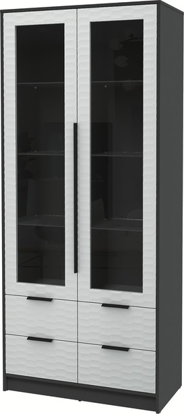 Шкаф с витриной Интерлиния Концепт Зодиак КТ-ШВ2 - фото