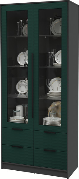 Шкаф с витриной Интерлиния Концепт Зодиак КТ-ШВ2