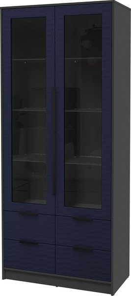 Шкаф с витриной Интерлиния Концепт Зодиак КТ-ШВ2 - фото