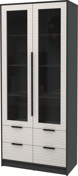 Шкаф с витриной Интерлиния Концепт Зодиак КТ-ШВ2 - фото