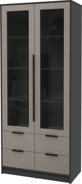 Шкаф с витриной Интерлиния Концепт Зодиак КТ-ШВ2 - фото