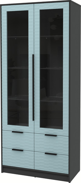 Шкаф с витриной Интерлиния Концепт Зодиак КТ-ШВ2 - фото