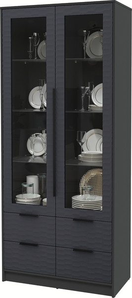 Шкаф с витриной Интерлиния Концепт Зодиак КТ-ШВ2