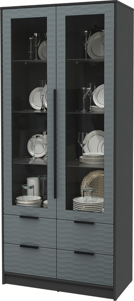 Шкаф с витриной Интерлиния Концепт Зодиак КТ-ШВ2