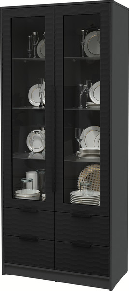 Шкаф с витриной Интерлиния Концепт Зодиак КТ-ШВ2