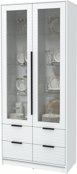 Шкаф с витриной Интерлиния Концепт Зодиак КТ-ШВ2