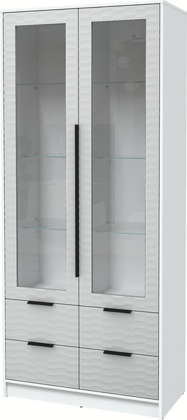 Шкаф с витриной Интерлиния Концепт Зодиак КТ-ШВ2 - фото