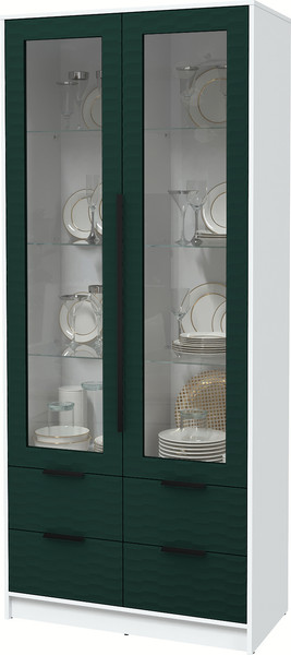 Шкаф с витриной Интерлиния Концепт Зодиак КТ-ШВ2